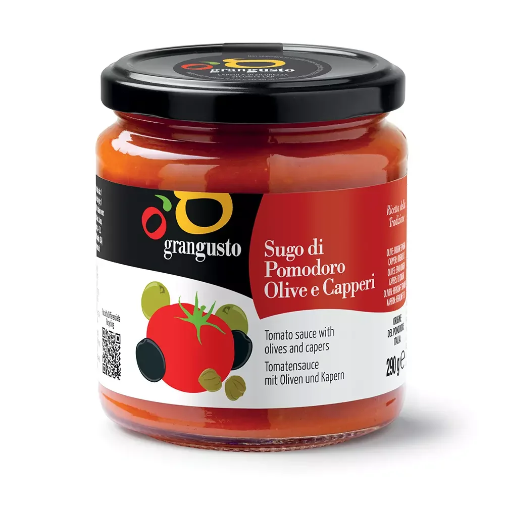 Grangusto Sugo di pomodoro olive e capperi 290g