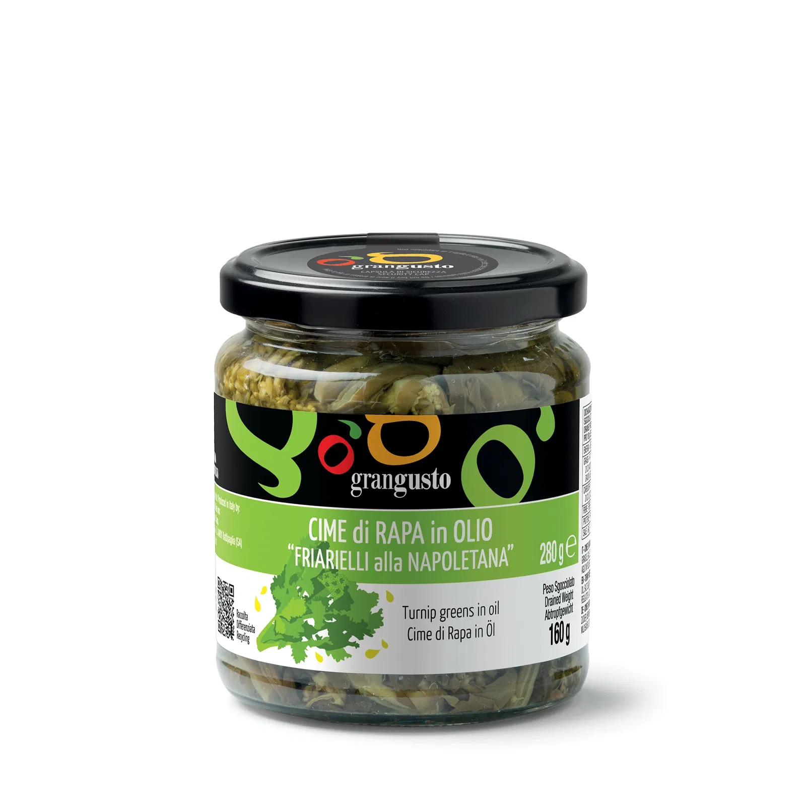 Grangusto Turnip greens in oil 280g