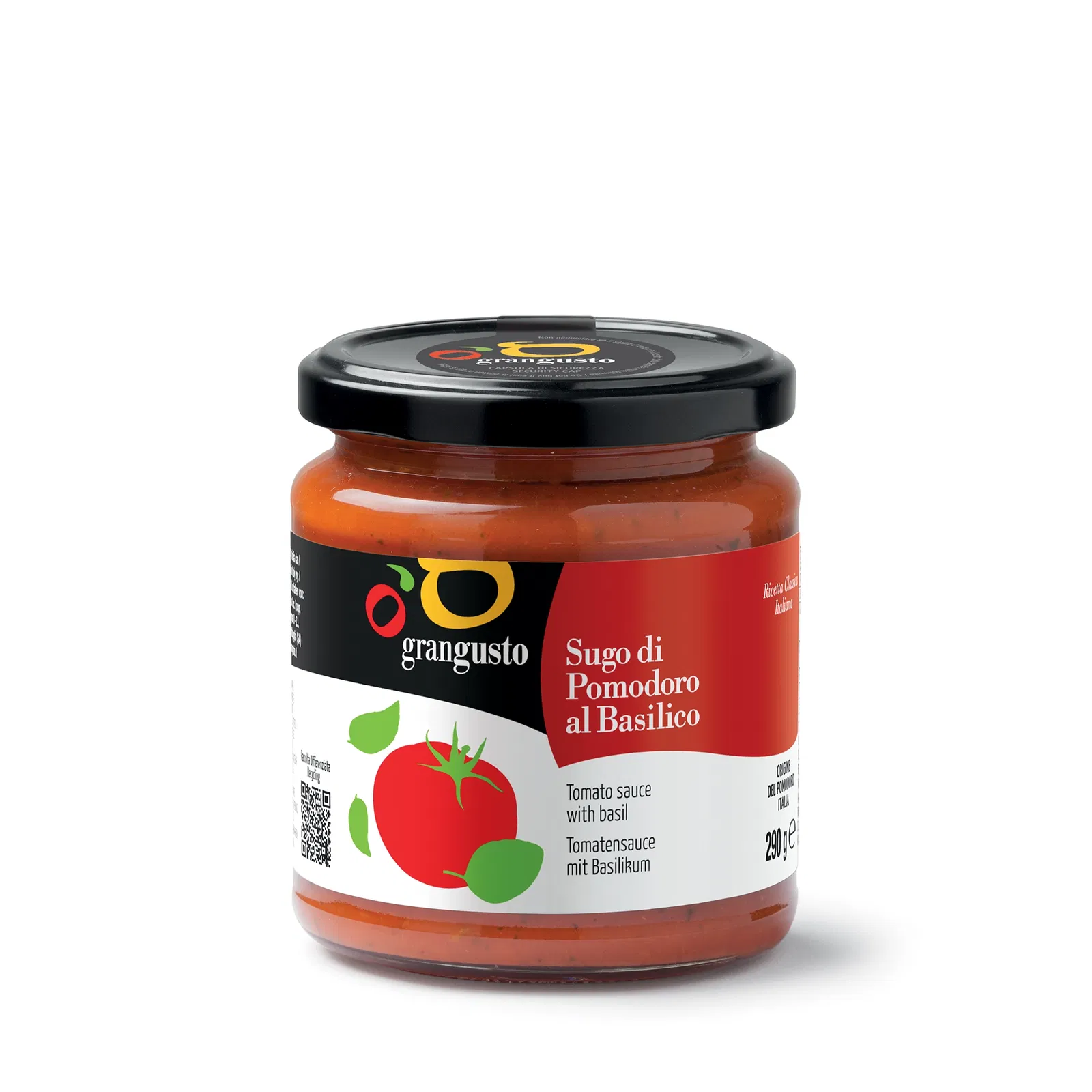 Grangusto Tomato sauce with basil 290g