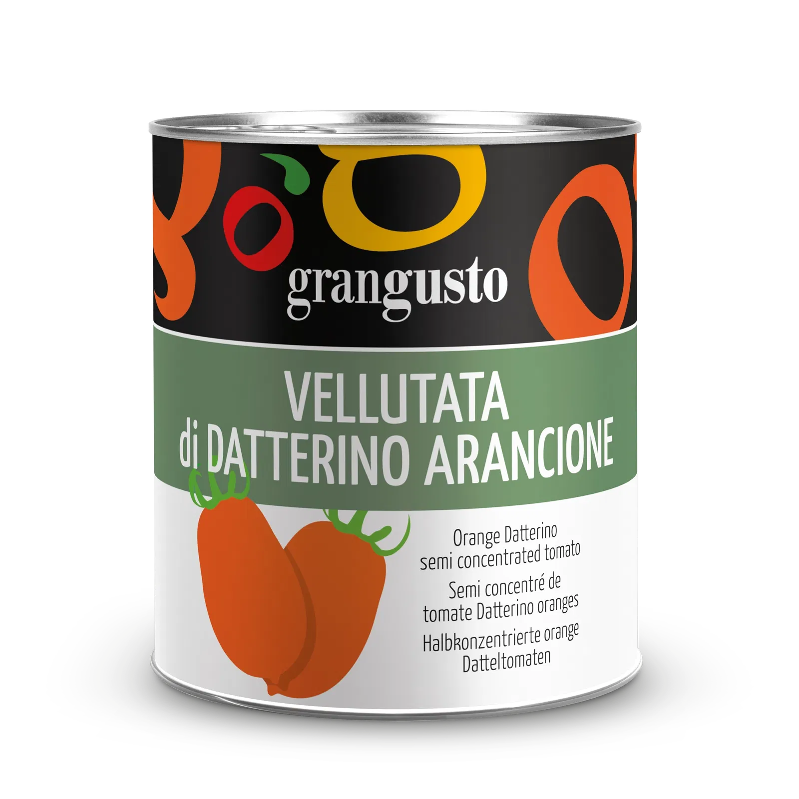 Grangusto Orange Datterino semi concentrated tomato 800g